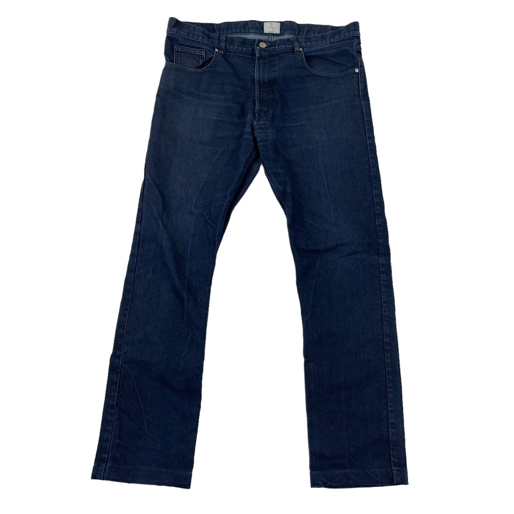 Proof Dark Wash Denim Blue Jeans Stretch Cotton Blend Size 34 (Actual 36x30)